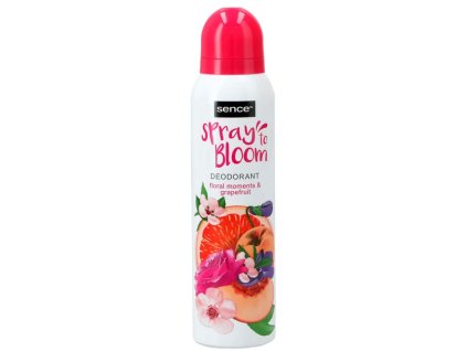 93601 sence deo spray 150ml bloom floral moments grapefruit