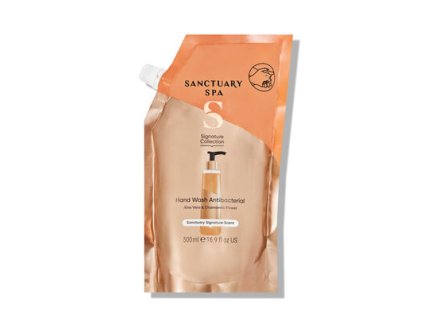 111684 sanctuary spa antibakterialni tekute mydlo na ruce nahradni napln na ruce sc 500 ml
