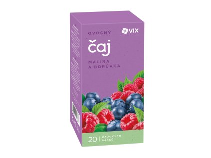122955 vix ovocny caj 20x2g kra malin boruvka