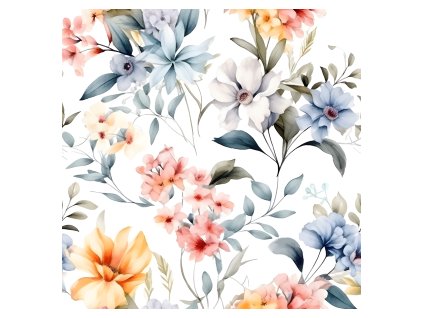 126483 ubrousky 33x33 20ks fol 3vr kvety