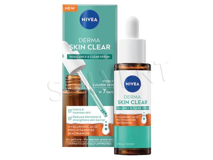 123861 nivea derma skin clear serum 30ml