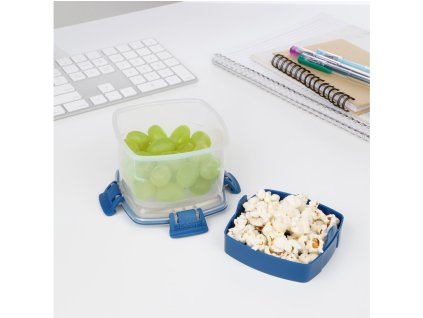 Sistema škatla za prigrizke s skledo To Go Snacks 400 ml, mešanica barv