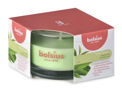 Bolsius Aromatic 2.0 Dišeča sveča v steklu, 80x50 mm, zeleni čaj