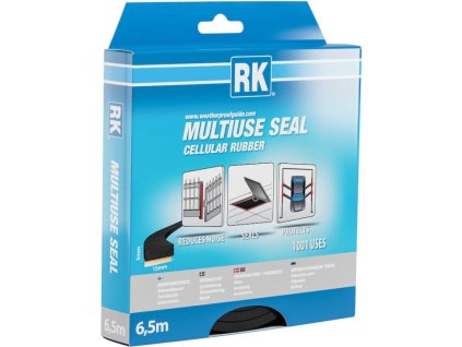 Večnamensko samolepilno tesnilo RK, črno 5 x 15 mm 6,5 m