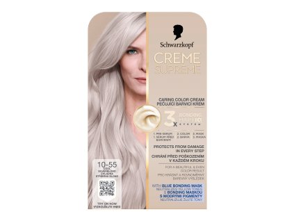 Creme Supreme 10-55 Hladno srebrno blond