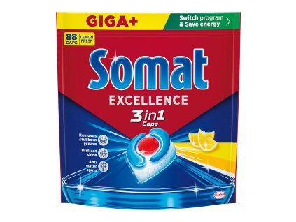 Somat EXC 3v1 (88 kosov/pakiranje) GIGA+ limona