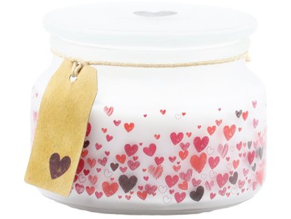 Dišeča sveča Emocio v steklu 100x79 mm – Love You