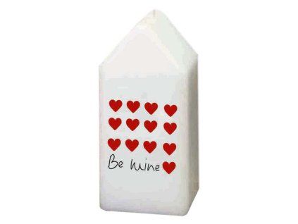 Sveča Hiša src bela 55 x 120 mm