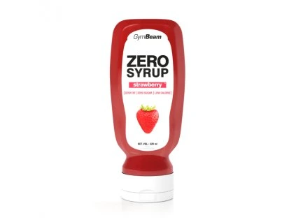 zero syrup strawberry 320 ml gymbeam