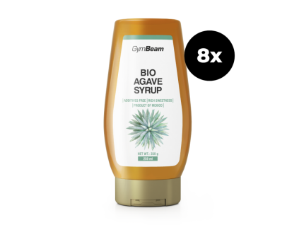 bio agave syrup 8x250 ml gymbeam
