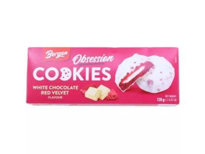 Bergen Obsession piškoti rdeči žamet 128 g
