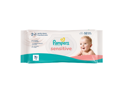 Pampers robčki (4x52/fol) Sensitive