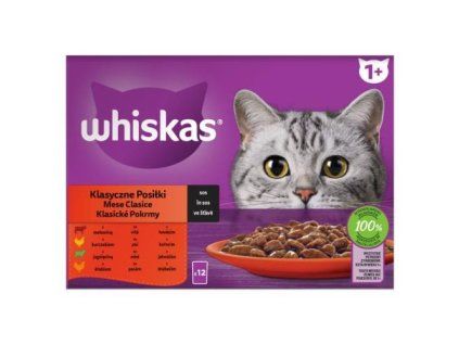Whiskas vrečka mp classic selection v soku @12x85g
