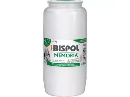 Oljna sveča Bispol bela wo7 310g