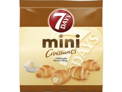 7Days mini rogljiček millefeuille nadev 185g