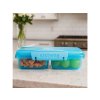 Sistema Lunch Small Split škatla za malico z 2 predelkoma 350 ml, modra