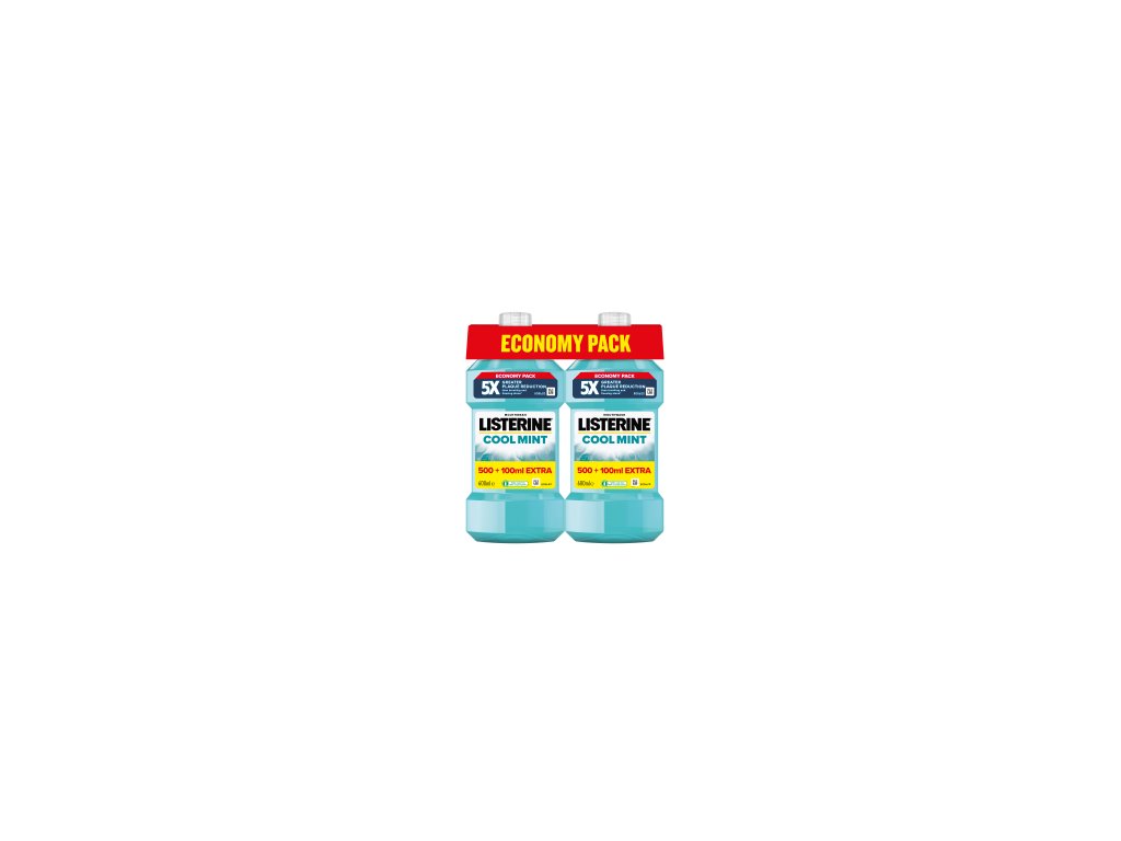 Listerine ÚV (2x600ml/bal) Cool Mint