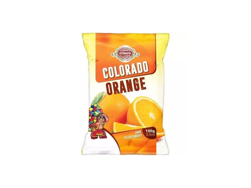 Európa hard candy colorado oranžová 100g