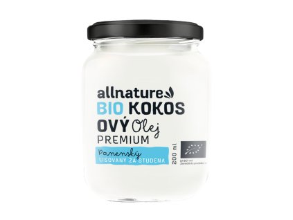 127041 allnature kokosovy olej 200ml bio
