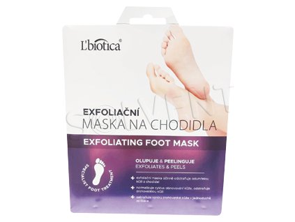128943 lbiotica maska na nohy 1par exfoliacni