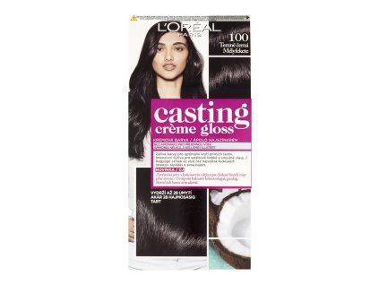 Casting Creme Gloss 100 tmavá čierna