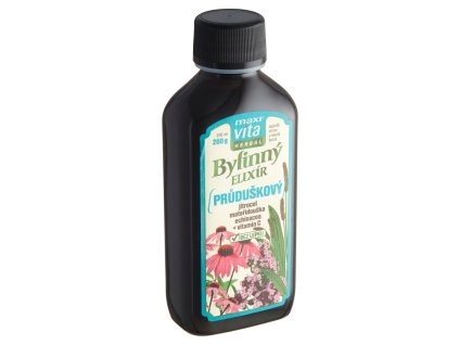 Maxi Vita bylinný elixír 200ml priedušky