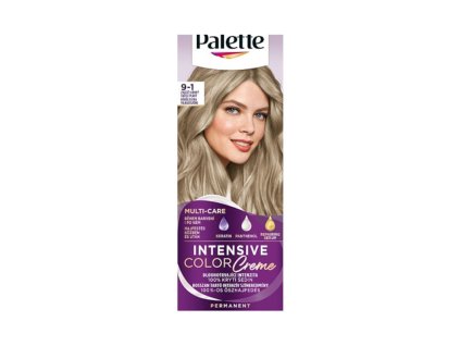 Palette ICC Farba na vlasy 50ml 9-1 Zvlásť Ľadová Svetlo Plavá