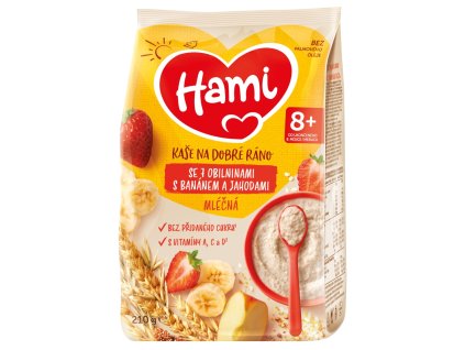 HAMI ml kaša 210g 7 obil ban a jah 8m+
