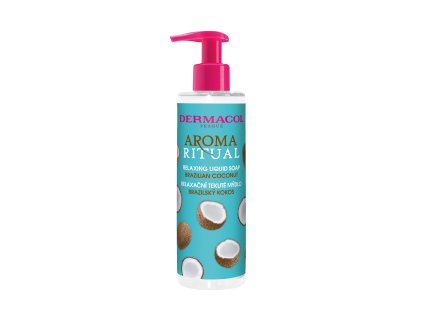 126150 dermacol ar tek mydlo 250ml brazil kokos