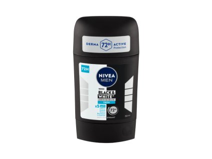 Nivea Stick Men 50ml B&W Invisible Fresh