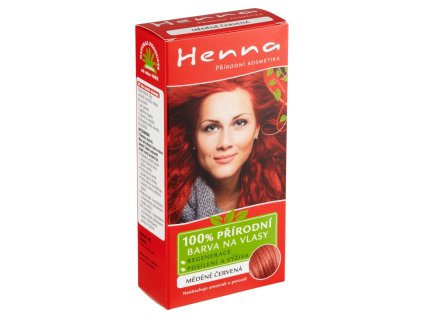 Henna farba 33g červená