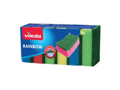 126300 vileda houbicka 6ks fol rainbow