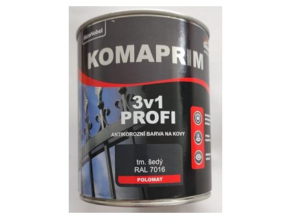 KOMAPRIM 3v1 0,75 l RAL7016 tm šedý