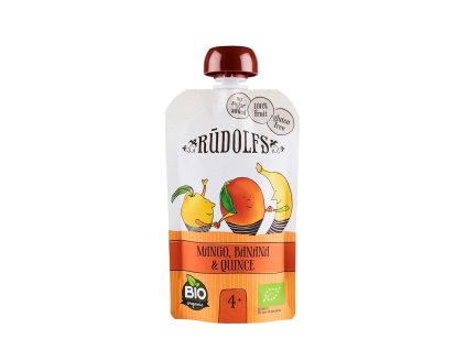 Rudolfs BIO vrecko 110g mang kdoul 4m+