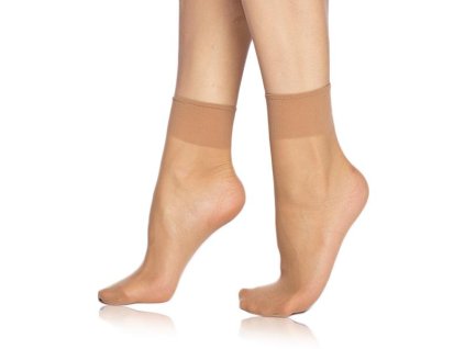 DIE PASST SOCKS 20 DEN - Silonkové matné ponožky 2 páry - amber UNI