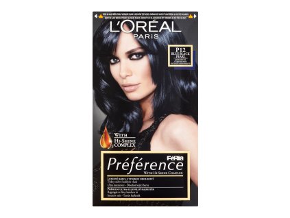 Préférence P12 intenzívna čiernomodrá