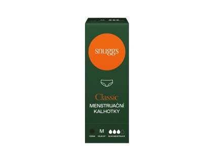 Snuggs nohavičky silná menštruácia M čierna