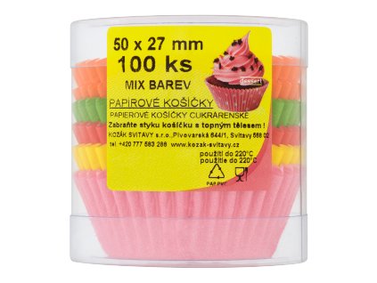 Košíček cukrársky (100ks/kra) 50x27mm bare