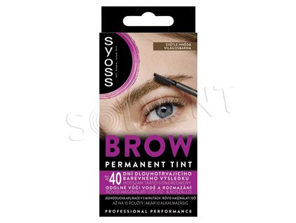 119265 syoss brow tint 17ml svetle hnedy
