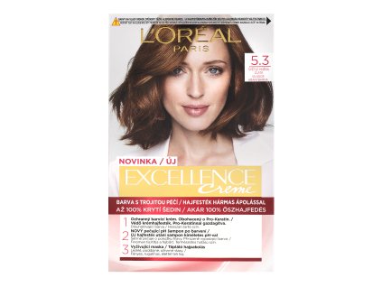 Excellence creme 5.3 svetlá zlatá hnedá