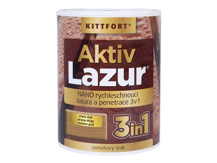 Aktivlazur Nano 0,75 l zlatý dub