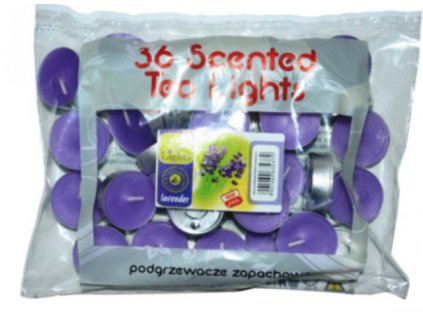 Admit Vonné čajové sviečky 36ks Lavender