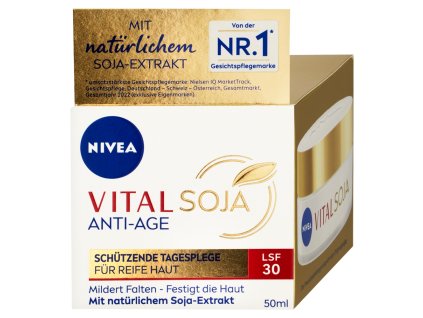 Nivea krém 50ml denný Vital Soja OF 30