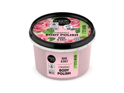 Organic Shop telový peeling 250ml Ruže