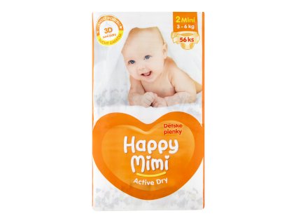 HappyMimi det.pl.Act.Dry Mini (56ks/fol)