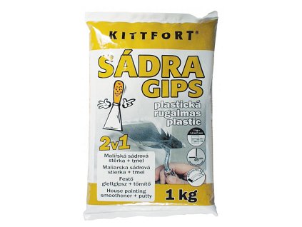 Kittfort sadra 1kg plastická