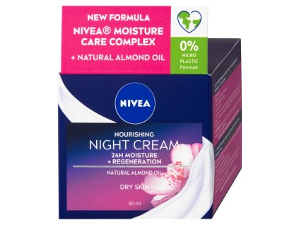 NIVEA nočný krém 50ml regeneračná suchá