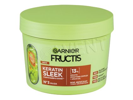 Fructis maska 370ml Keratín Sleek