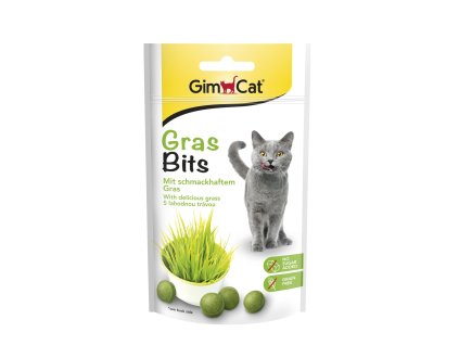 123069 gimcat grasbits 40g s kocici travou
