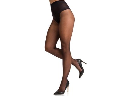 FLAT TUMMY 15 DEN - Dámske pančuchové nohavice - čierna L
